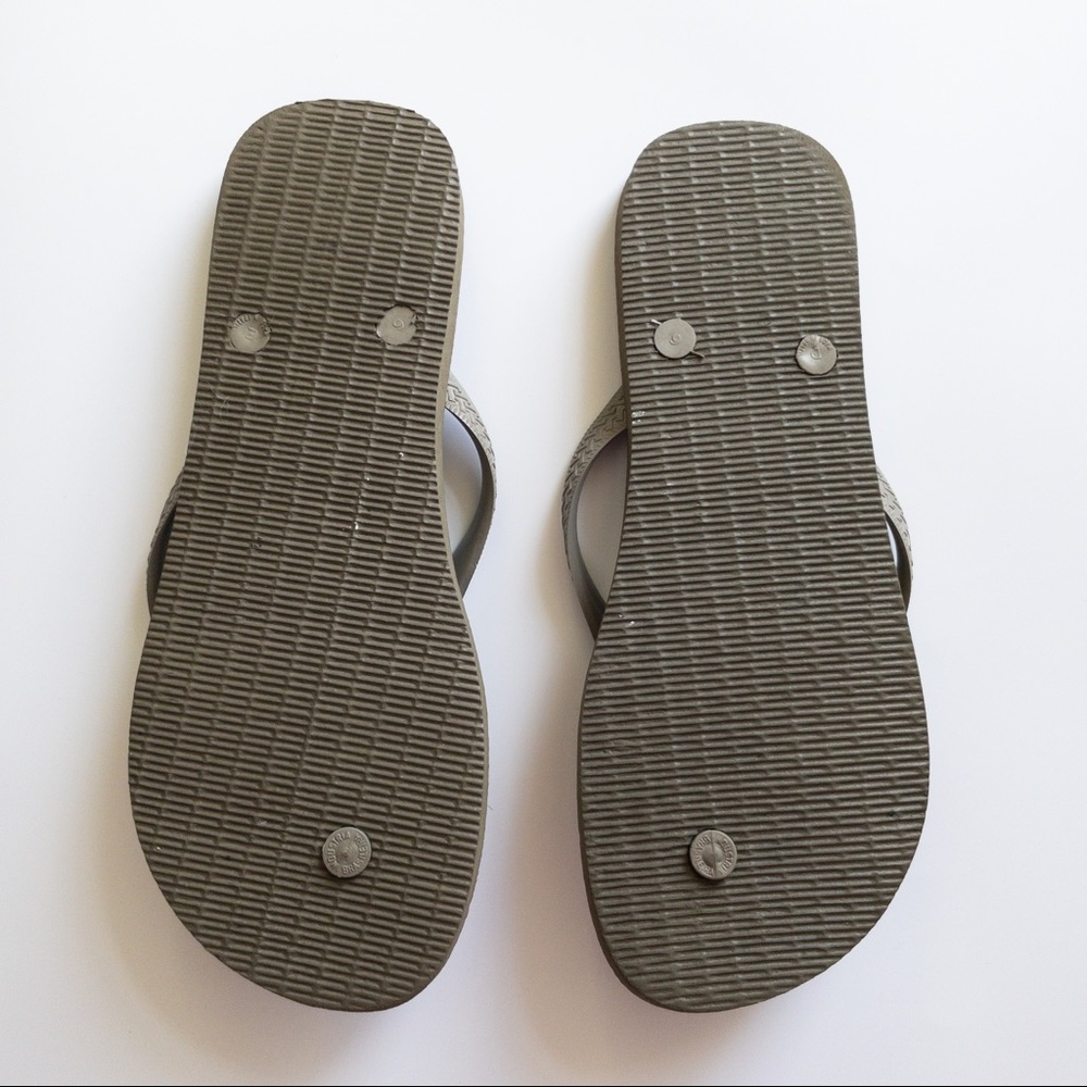 Havaianas Slim Flip Flops Slippers Army Green Size 10-11 - Picture 2 of 4